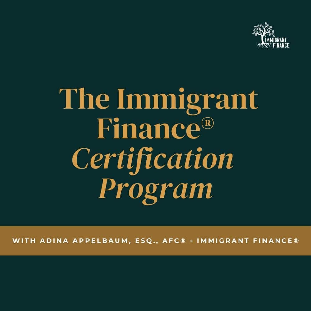 Immigrant Finance® Certification Program